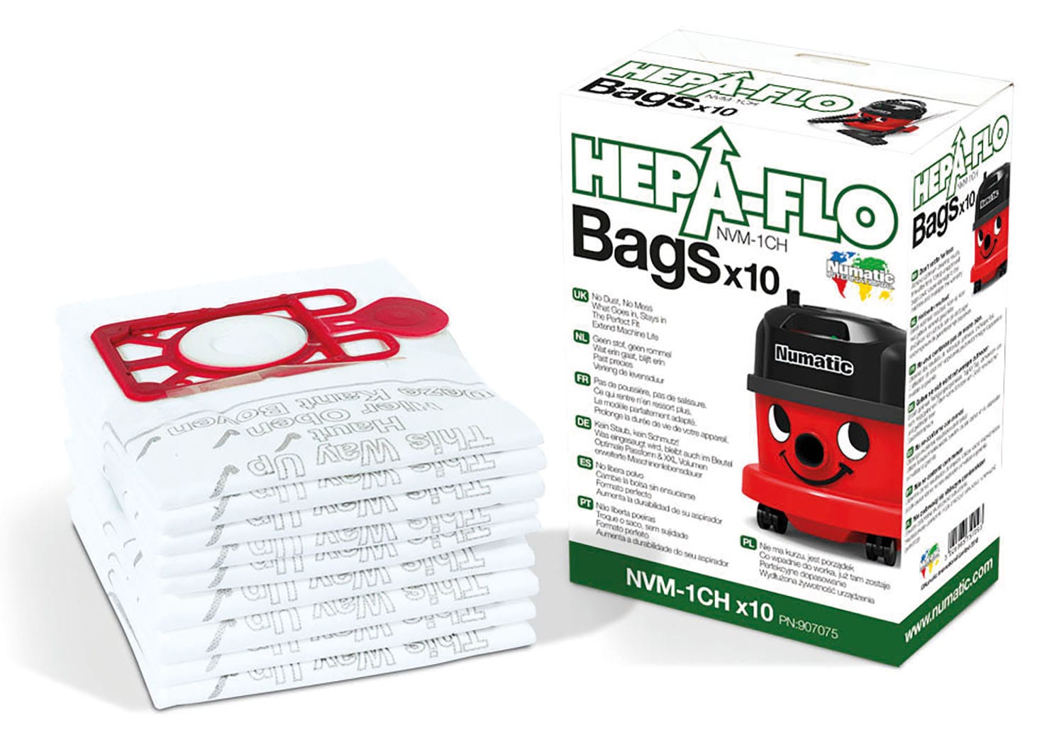 HEPA-FLO Hochleistungsfilter NVM-1CH (1 VE = 10 Stück)