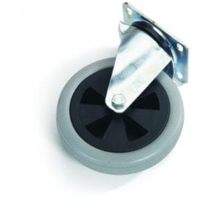 Lenkrolle 200mm, grau – Bild 1