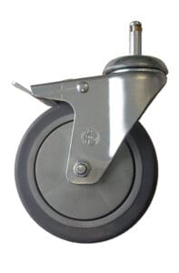 Lenkrolle 125mm mit Bremse – Bild 1