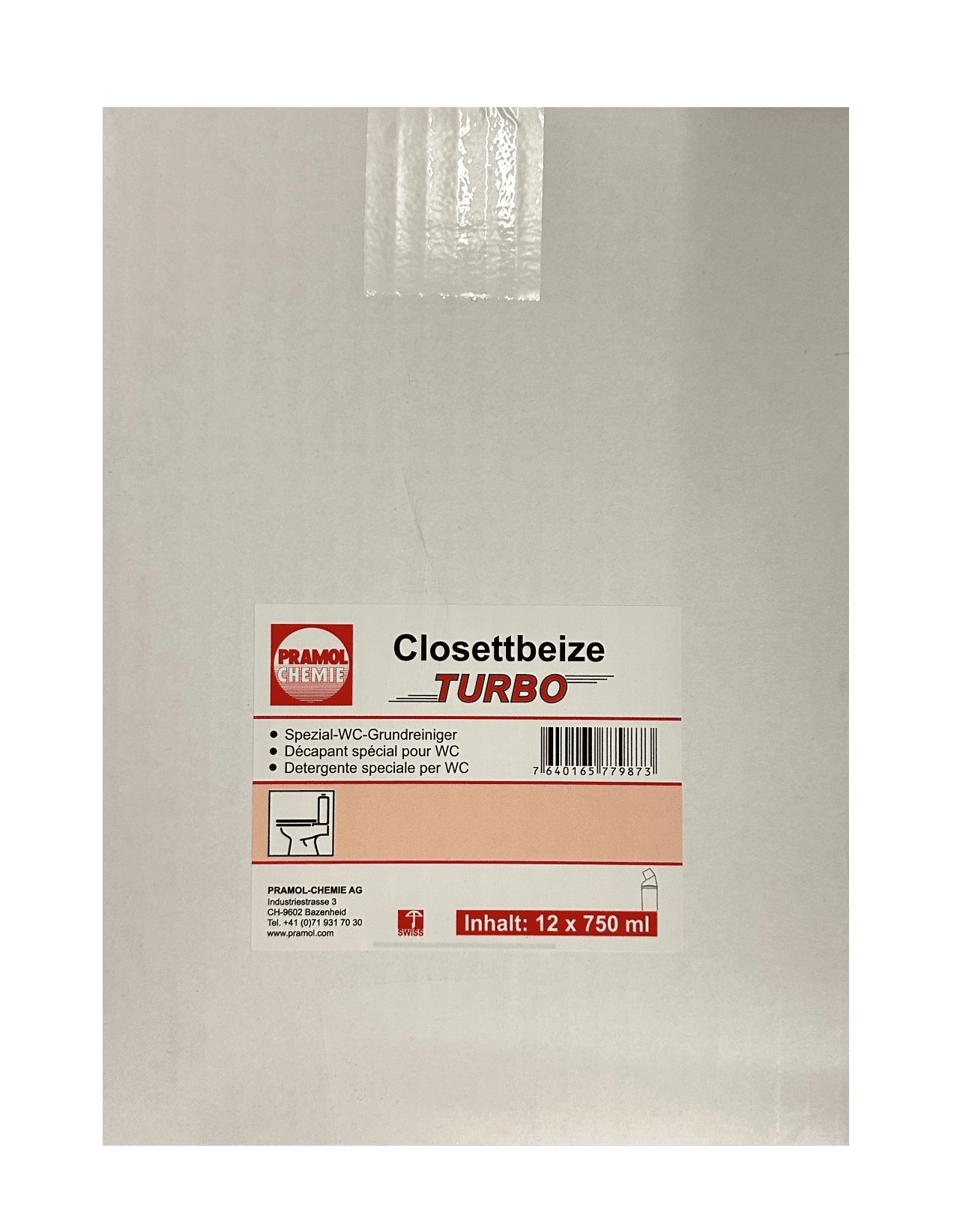 Closettbeize Turbo - 12er Karton à 750 ml - WC Reiniger