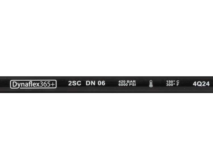 Schlauch 2SC-06-420 Bar 150°C SW glatte Decke