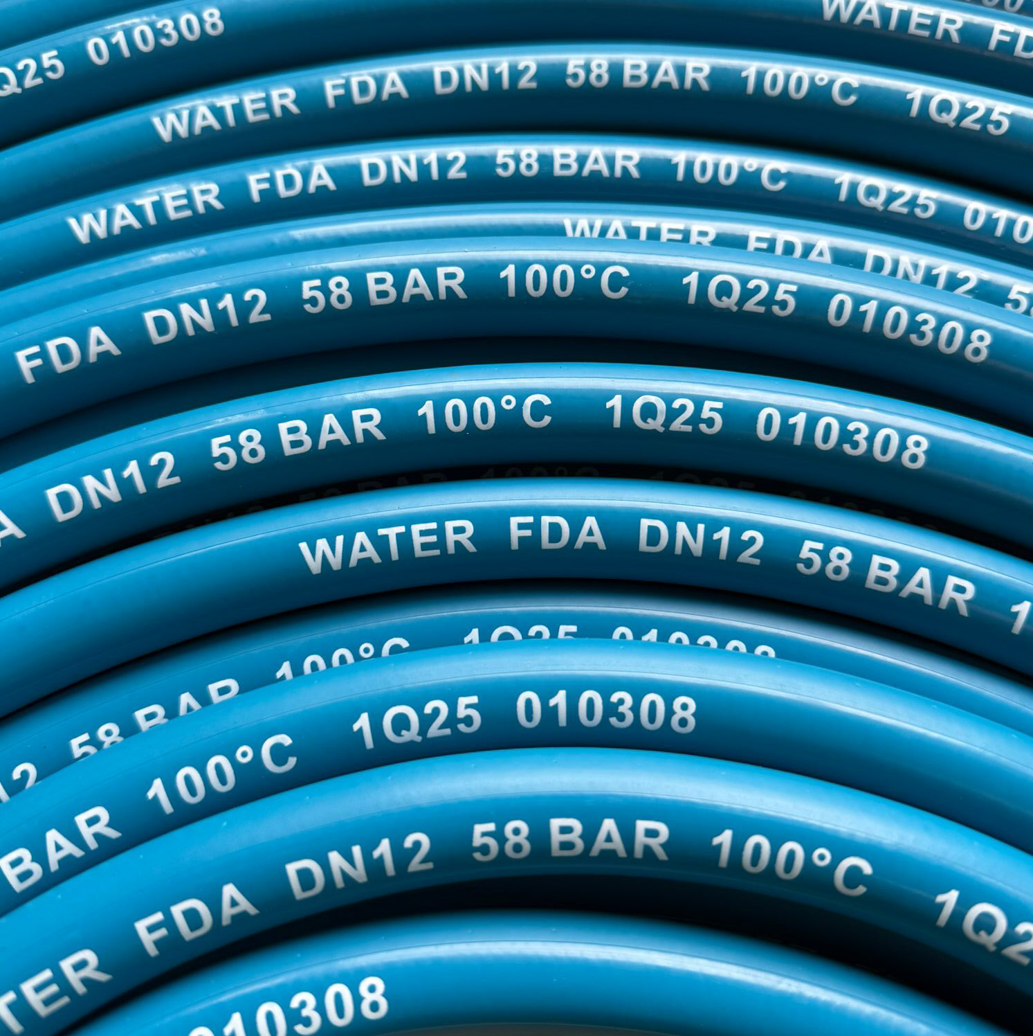 Wasserschlauch 1/2 blau Meterware max. 100 Mtr.