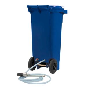 Strahlguttonne 80 Liter blau mit Ansaugung – Bild 6