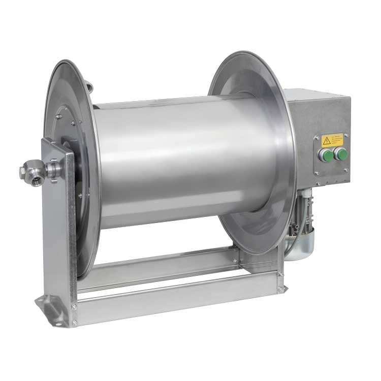 Schlauchtrommel STKI 100M. 1/2″ VA 24V DC