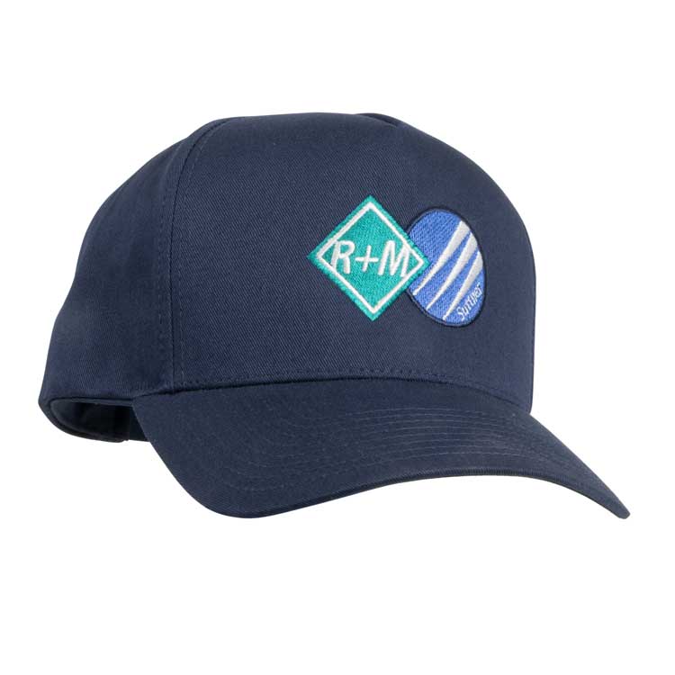 Cap blau R+M/Suttner Logo gross