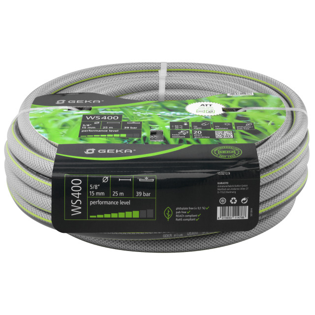 GEKA plus Wasserschlauch WS400, 5/8" - 15 mm, 25 m PVC