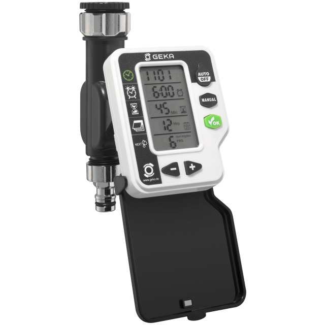 Bewässerungscomputer digital, 1 Ausgang, 3/4″ + 1″ Hahnadapter – Bild 3