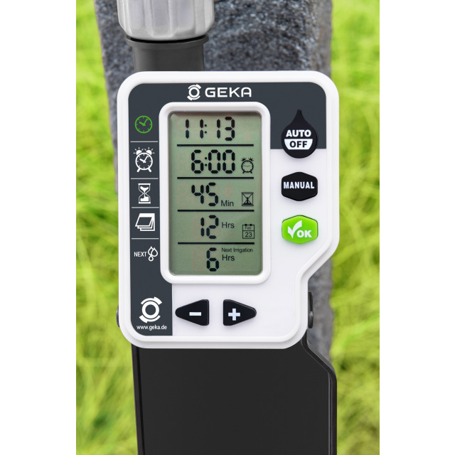 Bewässerungscomputer digital, 1 Ausgang, 3/4″ + 1″ Hahnadapter – Bild 6