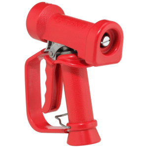 GEKA Profi-Reinigungspistole Heisswasser, IG 1/2", Edelstahl, rot mit Sicherheitsbügel – Bild 2