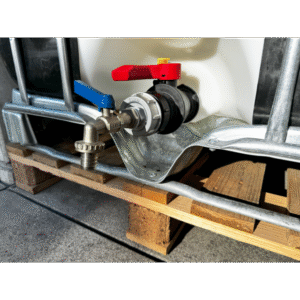 GEKA plus IBC Adapter Set, S60x6, Kugelauslaufventil, 3/4" – Bild 3