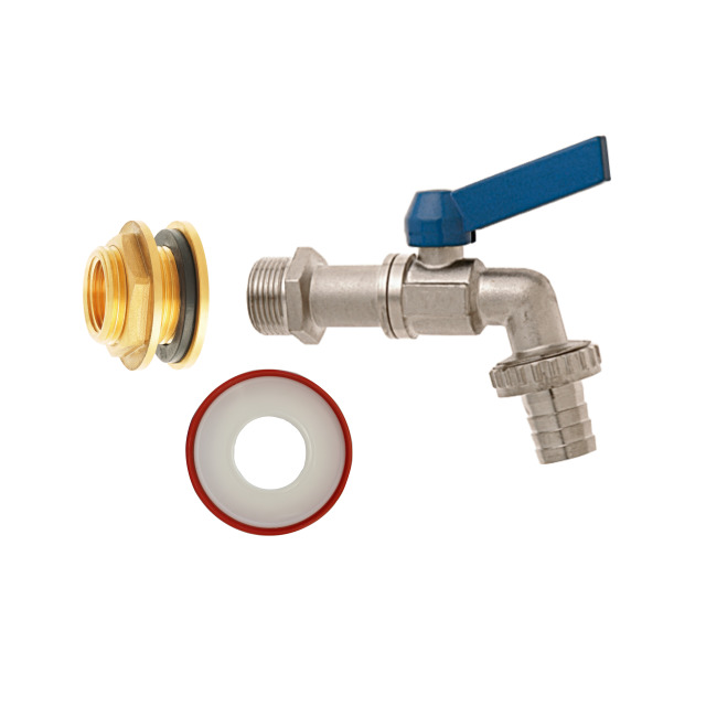 GEKA Regentonnen Anschluss Set, IG 3/4" x AG 1"