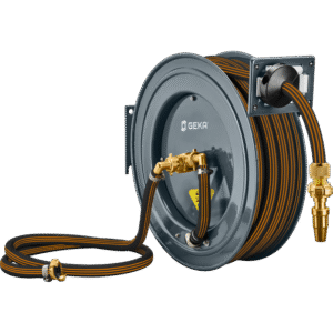GEKA plus automatischer Schlauchaufroller PA20GSK, mit Gummischlauch 3/4" 15 m + 2 m und Armaturen – Bild 1