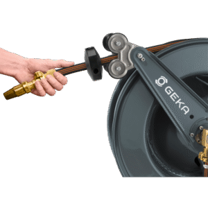 GEKA plus automatischer Schlauchaufroller PA30GSK, mit Gummischlauch 3/4" 25 m + 2 m und Armaturen – Bild 3