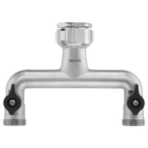 GEKA plus Zweiwegeventil vertikal, IG 3/4" + 1" 2 x AG 3/4" – Bild 1