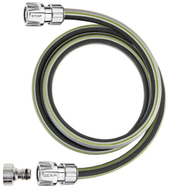 GEKA plus Anschlussset Stecksystem, für Schlauchwagen, 1/2″ – 13 mm, 1,5 m