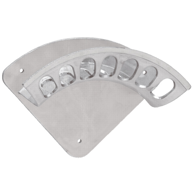 Werkstatt-Wandschlauchhalter, 190 x 70 mm, Form A