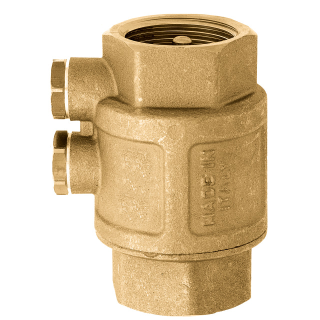 Zwischenventil, 2 x IG 1 1/2″ mit Entleerungsschrauben