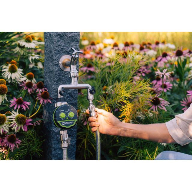 GEKA plus Zweiwegeventil vertikal, IG 3/4″ + 1″ 2 x AG 3/4″ – Bild 3