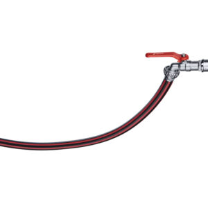 GEKA Kugelauslaufventil, 1" - AG 1", roter Griff – Bild 2