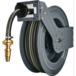 GEKA plus automatischer Schlauchaufroller PA20, Stahl pulverbeschichtet, für 20 m 3/4" – Bild 2
