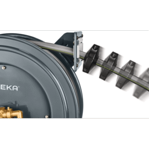 GEKA plus automatischer Schlauchaufroller PA20, Stahl pulverbeschichtet, für 20 m 3/4" – Bild 4