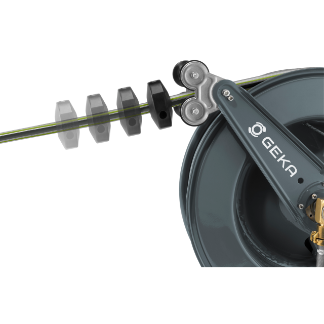 GEKA plus automatischer Schlauchaufroller PA30SK, mit Schlauch 3/4″ 30 m + 2 m & Armaturen – Bild 5