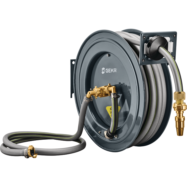GEKA plus automatischer Schlauchaufroller PA20SK, mit Schlauch 3/4" 20 m + 2 m und Armaturen