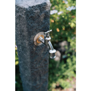 Wasserhahn, 1/2", AG 1/2" matt mit Verschraubung – Bild 4