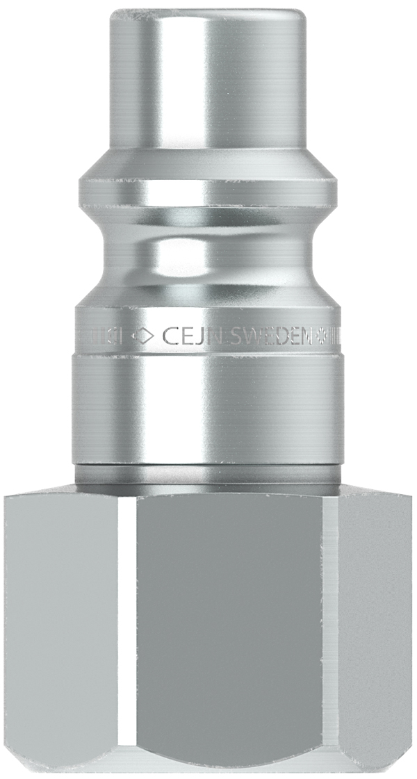 Nippel G 1/4" IG, Stahl gehärtet