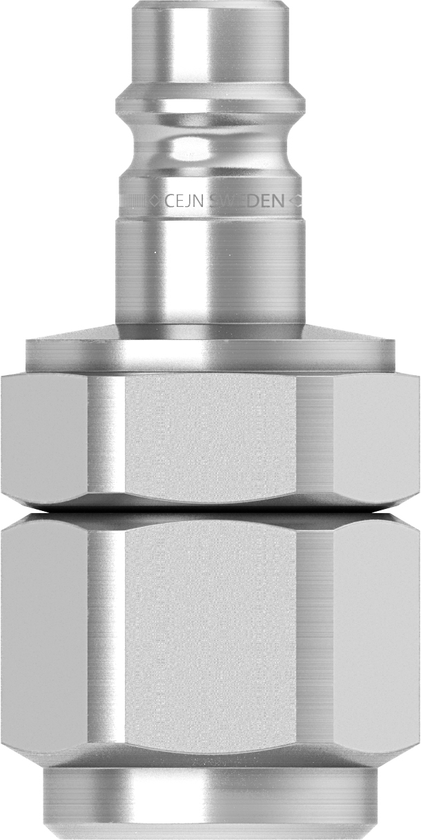 Nippel Stream-Line 8.0×12.0, Stahl gehärtet