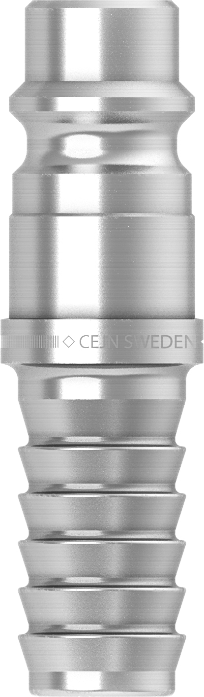 Nippel Ø   5.0 mm Schlauchanschluss, Stahl gehärtet