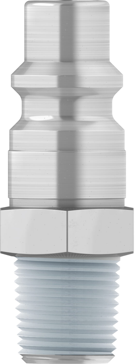 Nippel R 1/4″ AG, Stahl gehärtet