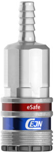 Sicherheits-Kupplung Ø   6.0 mm Schlauchanschluss, NBR – Bild 1
