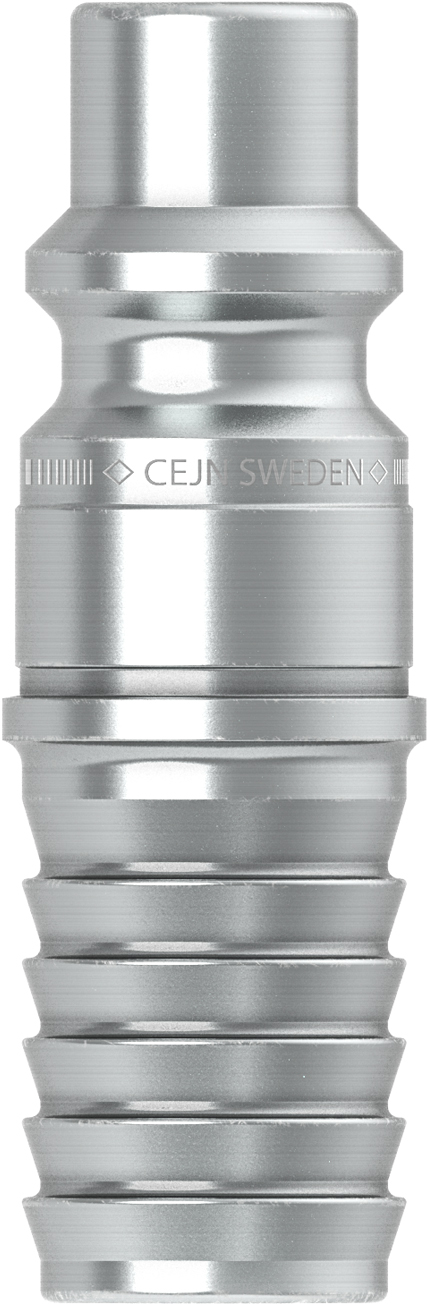 Nippel Ø 10.0mm Schlauchanschluss, Stahl gehärtet