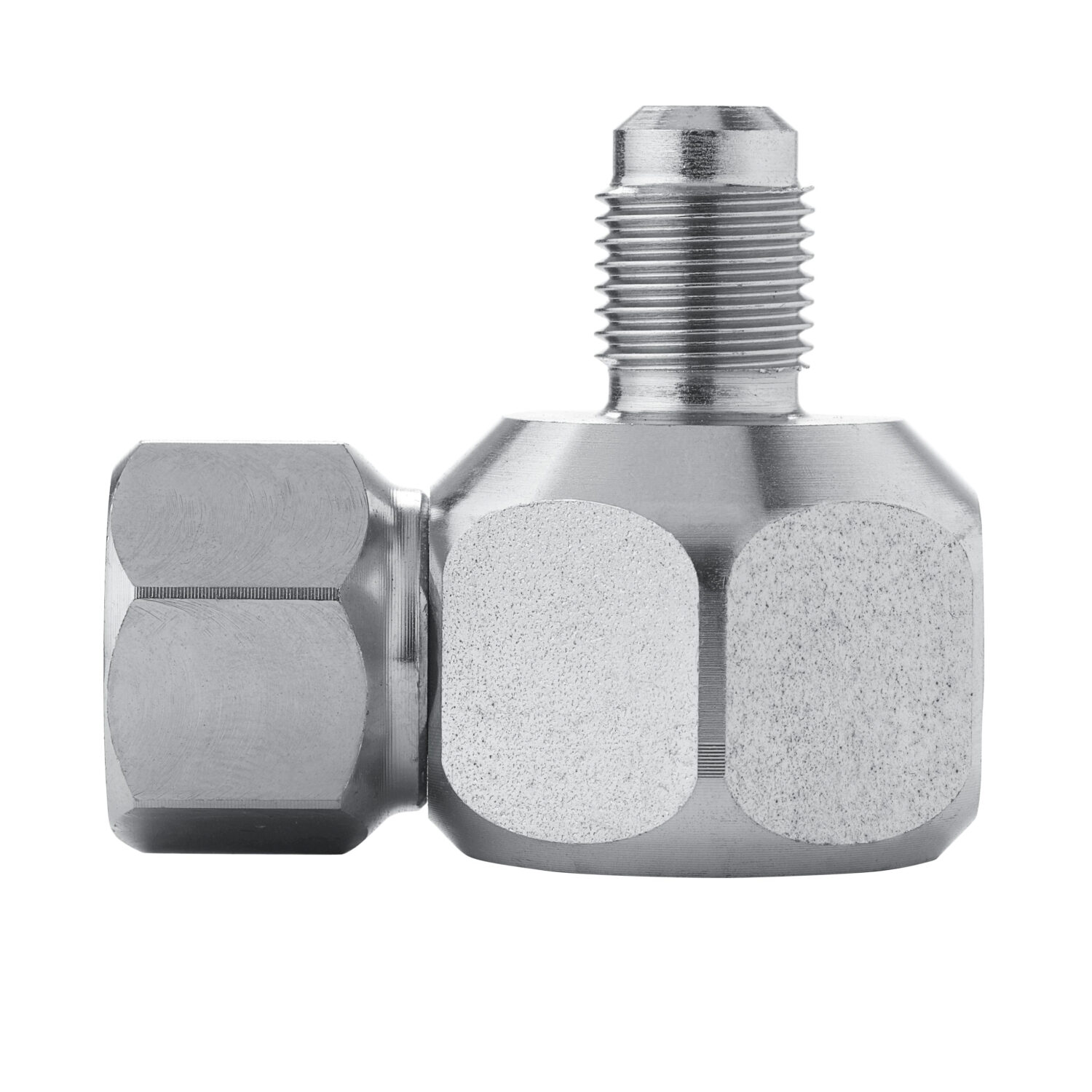 Adapter 2’500 bar, G 1/4» AG 120° Aussenkonuns drehb. – G 1/4» IG 120°Aussenkonus fest – Bild 3