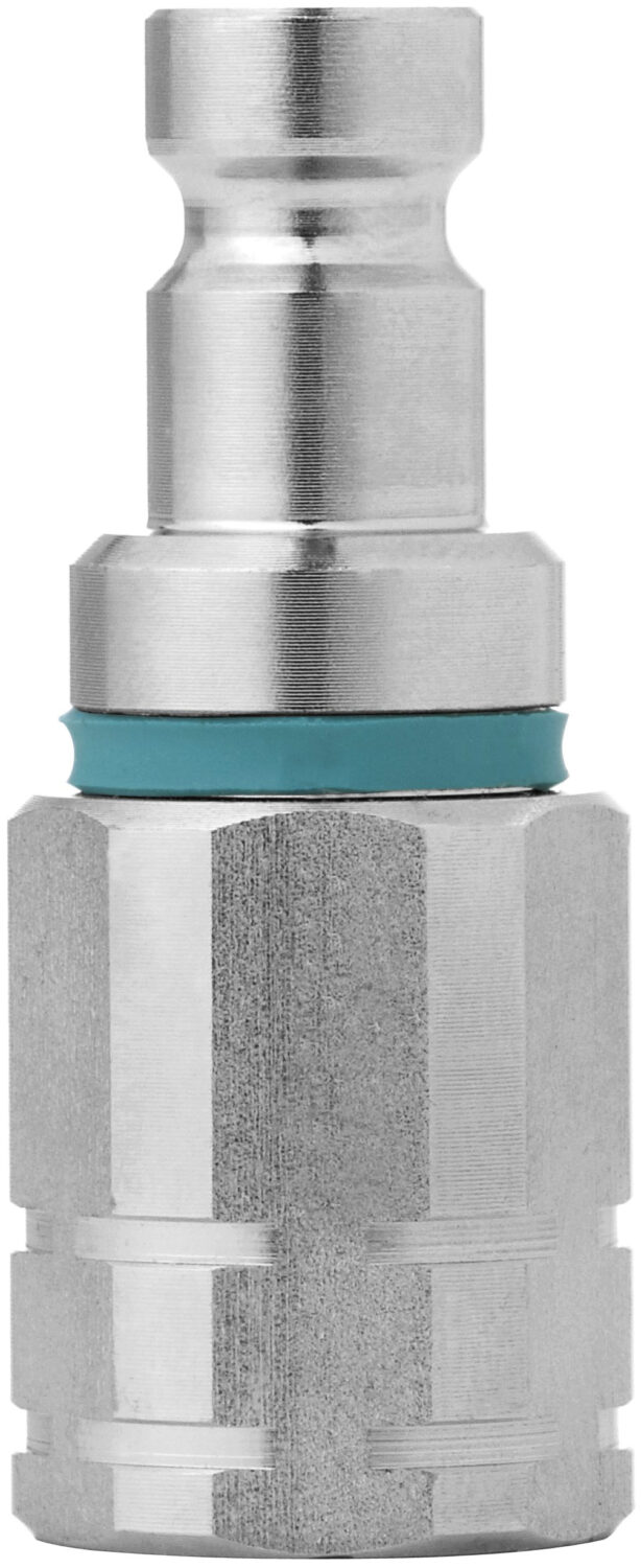 Nippel G1/4″ IG, ohne Ventil, FPM, Edelstahl