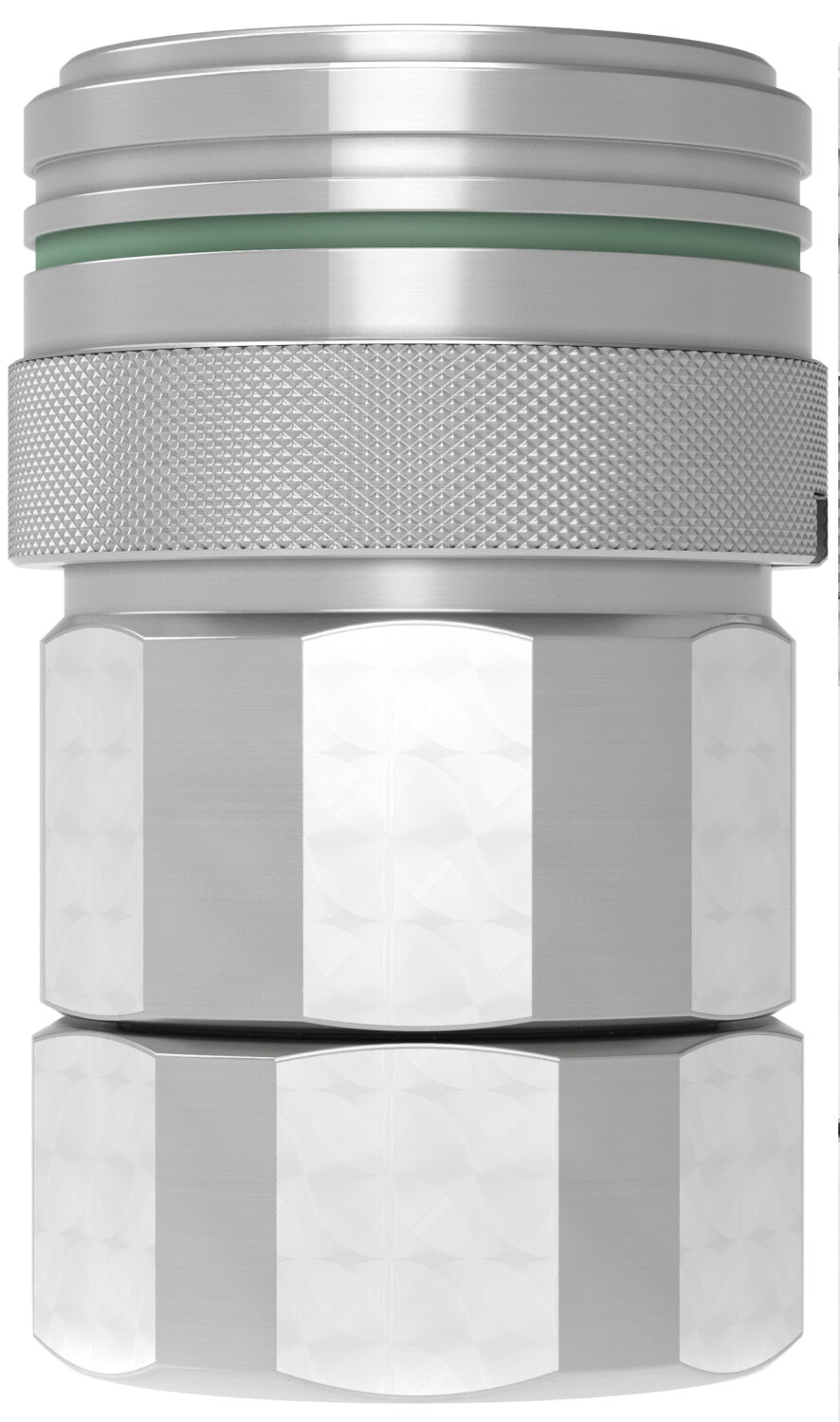 Kupplung G 1″ IG, ohne Ventil, NBR, grün