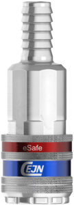 Sicherheits-Kupplung Ø 10.0 mm Schlauchanschluss NBR - eSafe Q10 – Bild 1