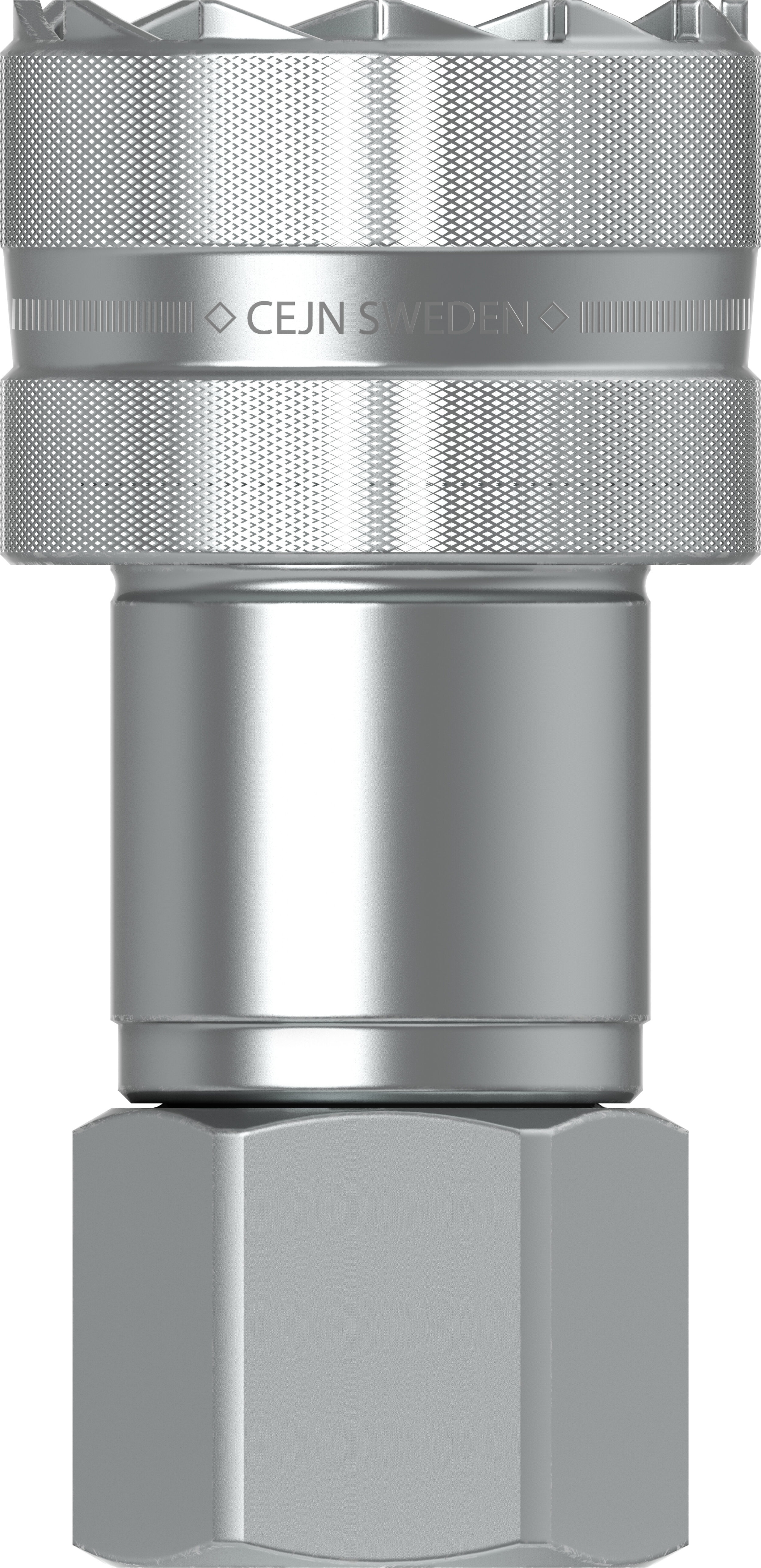 Kupplung mit Sicherheitsverzahnung NPT 1/4'' IG NBR