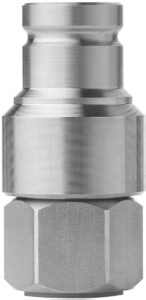 Nippel G 3/8" IG, FPM, Edelstahl – Bild 1