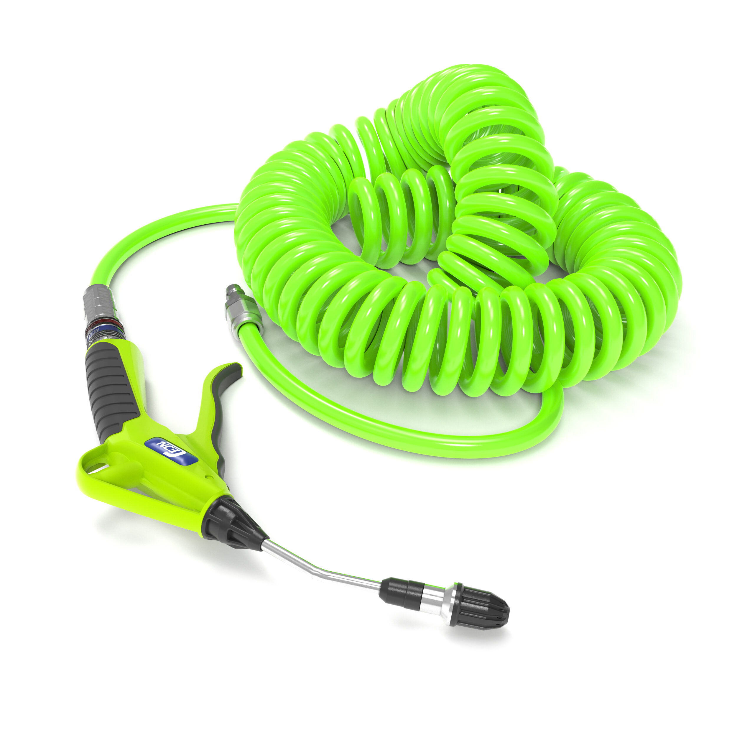 PUR-Spiralschlauchset Hi-Vis, Ø 6.5x10mm, 6m, eSafe 320 + BP 208 0952