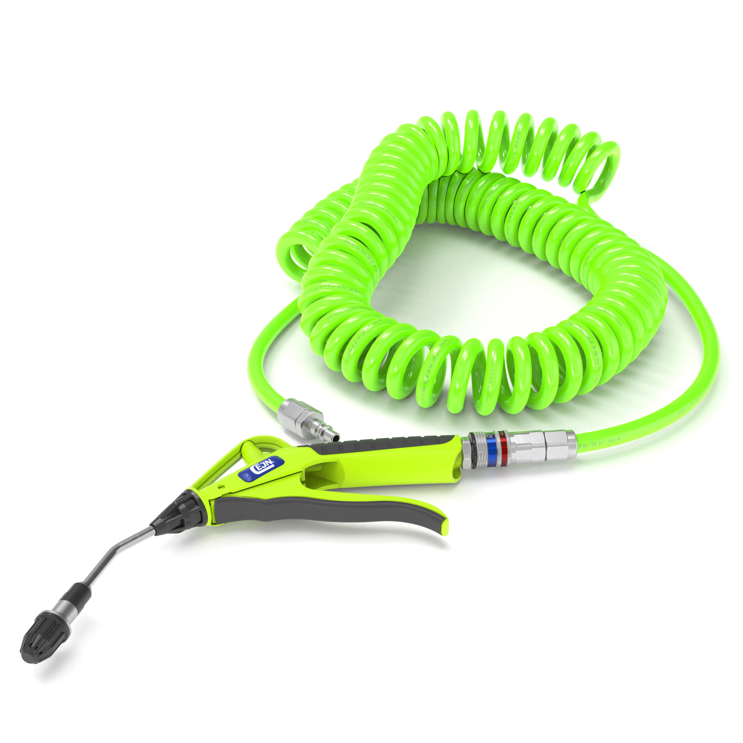 PUR-Spiralschlauchset Hi-Vis, Ø 8x12mm, 8m, eSafe 300 + BP 209 0952