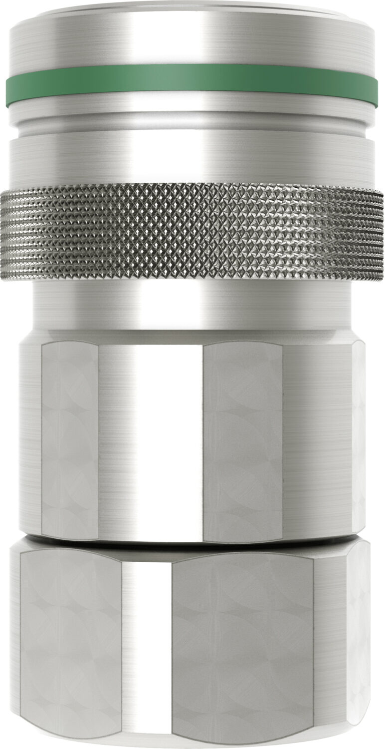 Kupplung G 3/4″ IG, ohne Ventil, NBR, grün