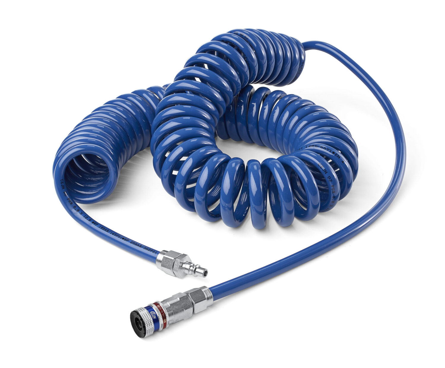 PUR-Spiralschlauch-Set Ø 8×12, 6m, eSafe Serie 300