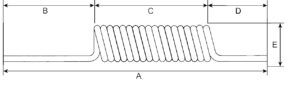 PUR-Spiralschlauch Ø 6.5x10, 4m, funkenresistent – Bild 3