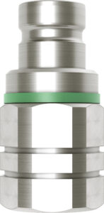 Nippel G 1/2" IG, mit Ventil, EPDM, grün – Bild 1