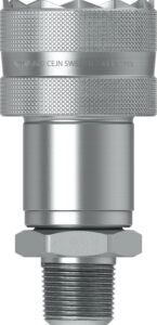 Kupplung mit Sicherheitsverzahnung NPT 1/4'' AG NBR – Bild 1
