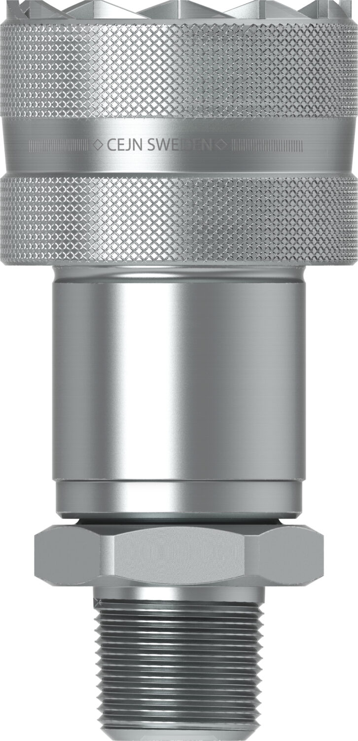 Kupplung mit Sicherheitsverzahnung NPT 1/4'' AG NBR