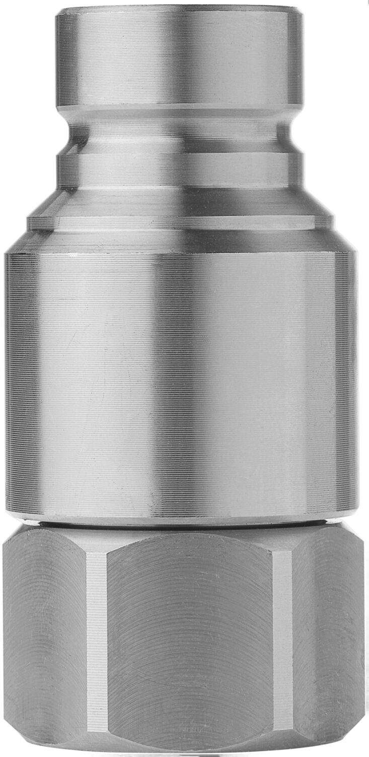 Nippel G 1/2" IG, FPM, Edelstahl