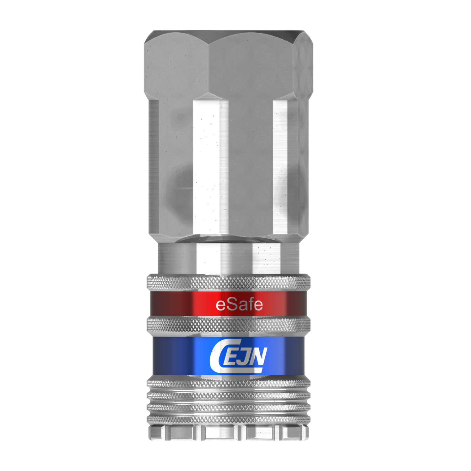 Sicherheits-Kupplung G 1/4″ IG, NBR, Edelstahl AISI 316, Dichtungen FDA zugelassen